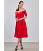 Royal Monk Red Amalia Swing Dress