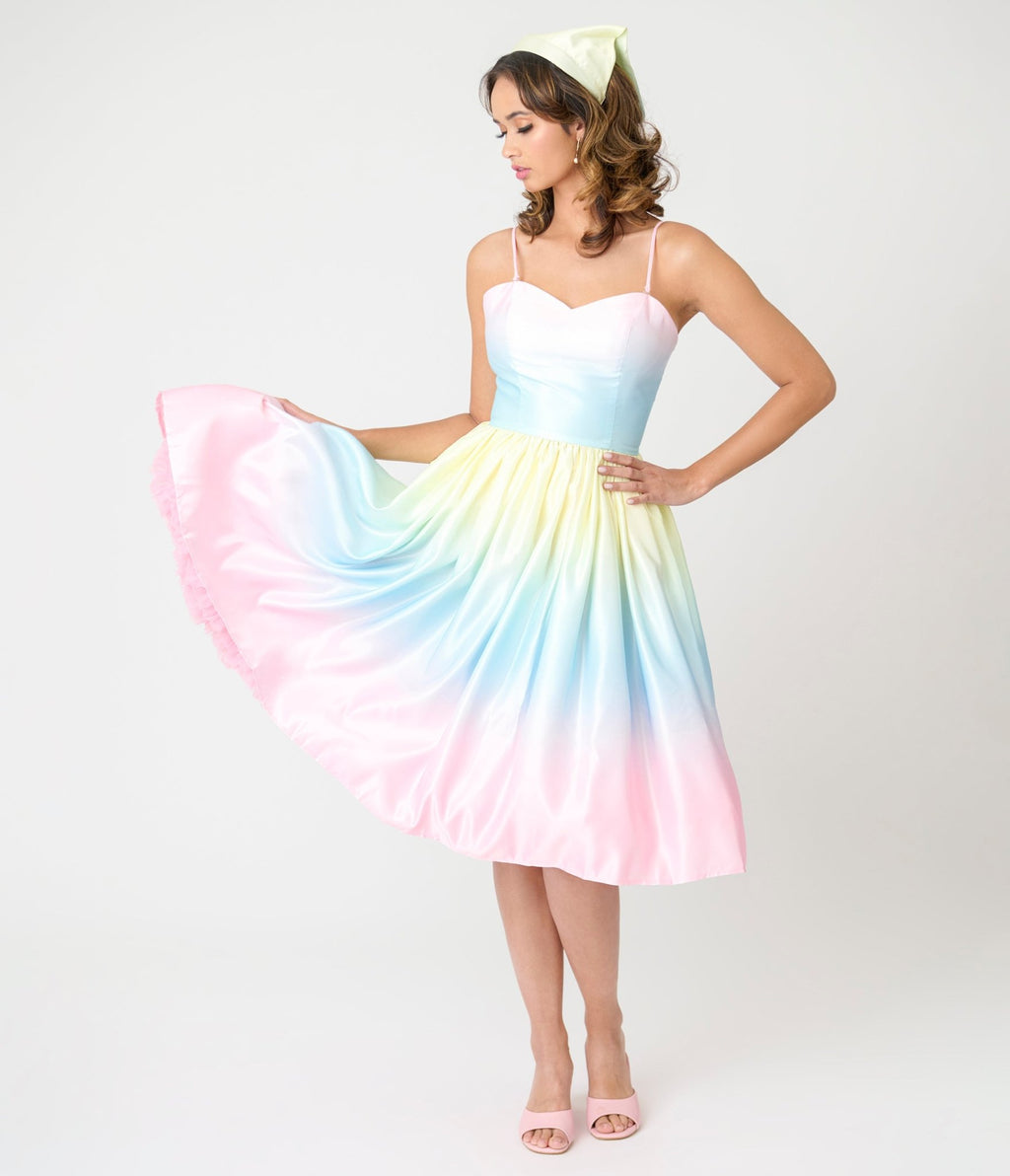 Sabina Kelley x Rockin Bettie The Love Shake Swing Dress - Unique Vintage - Womens, DRESSES, SWING