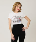 Shut Up & Take Me To the Bookstore Unisex Graphic Tee - Unique Vintage - Womens, GRAPHIC TEES, TEES