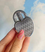 Silver Heart Lock Lighter - Unique Vintage - Womens, ACCESSORIES, GIFTS/HOME