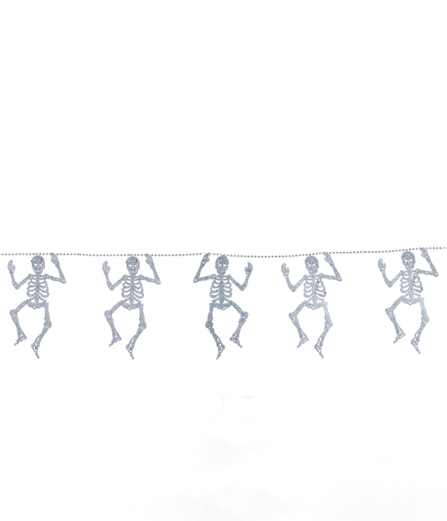 Silver Skeleton Garland - Unique Vintage - 