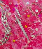 Silver Tone Fantasy Sword Novelty Pen - Unique Vintage - Womens, ACCESSORIES, GIFTS/HOME