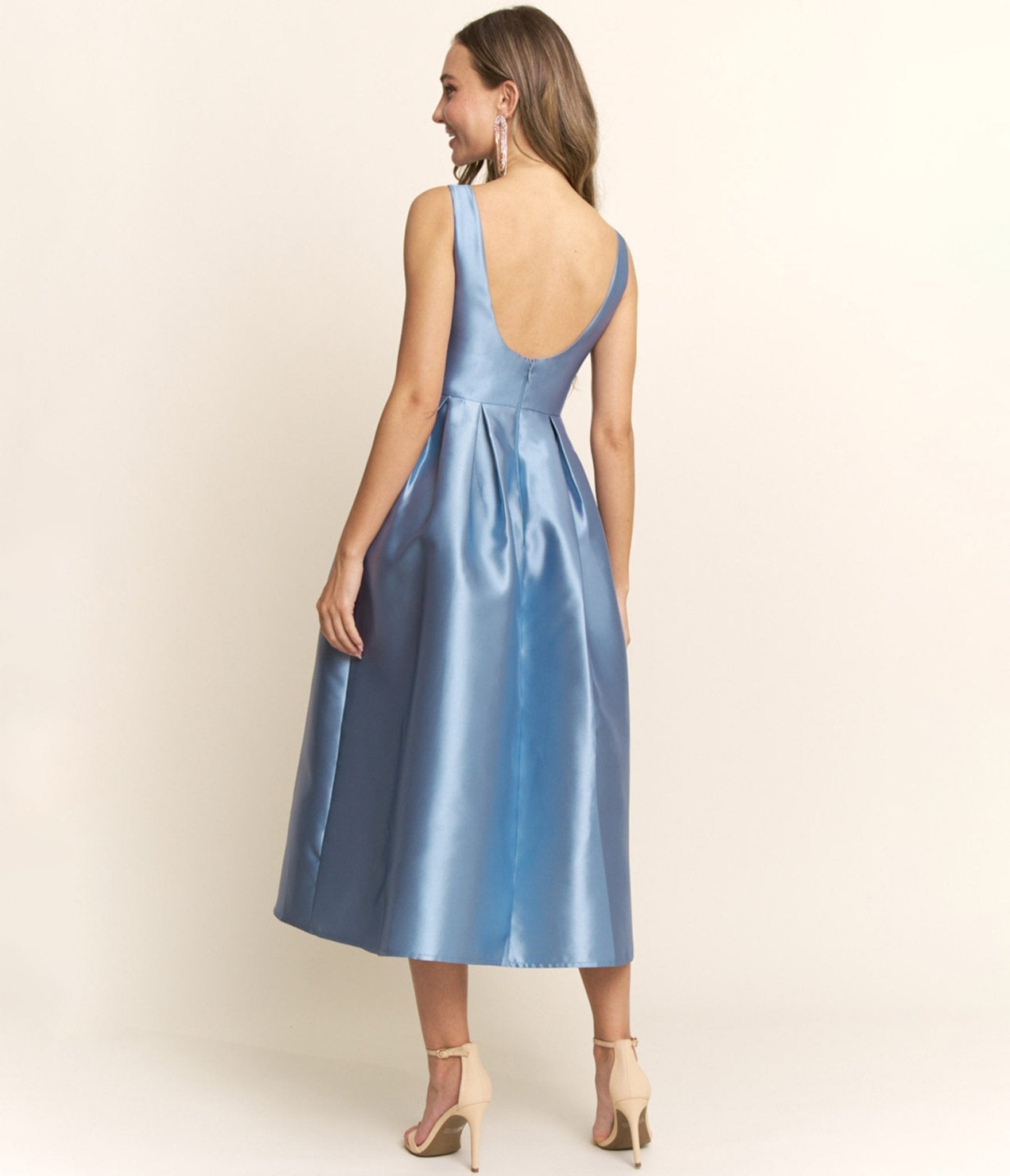 Slate Blue Satin Bridesmaid Dresses Kennedy Blue Pippa Velvet Bridesmaid  Dress