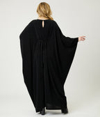 Smak Parlour Black Batwing Caftan - Unique Vintage - Womens, DRESSES, CAFTAN