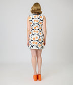 Smak Parlour Black & Daisy Mod Mini Dress - Unique Vintage - Womens, DRESSES, SHIFTS