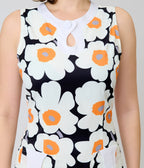 Smak Parlour Black & Daisy Mod Mini Dress - Unique Vintage - Womens, DRESSES, SHIFTS