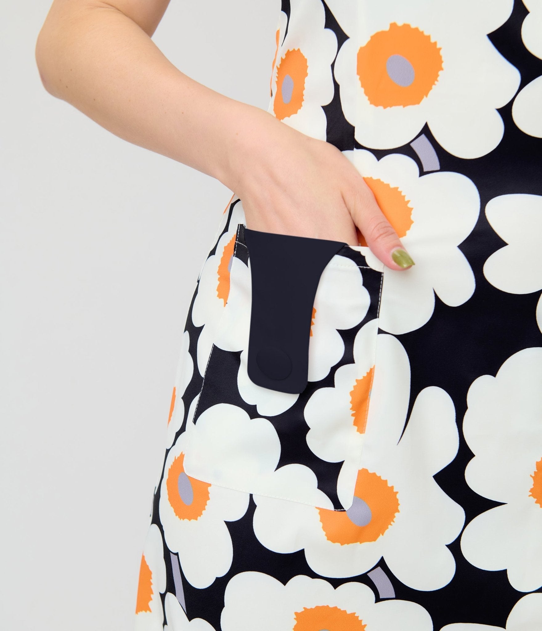 Smak Parlour Black & Daisy Mod Mini Dress - Unique Vintage - Womens, DRESSES, SHIFTS