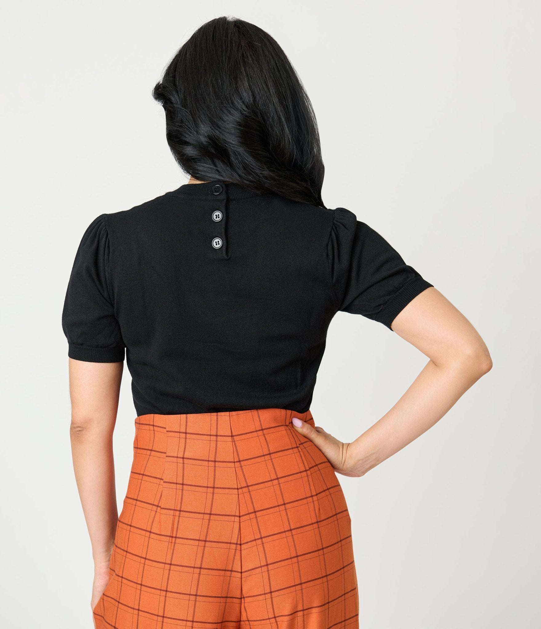 Smak Parlour Black Moon Cutout Sweater - Unique Vintage - Womens, TOPS, SWEATERS