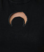 Smak Parlour Black Moon Cutout Sweater - Unique Vintage - Womens, TOPS, SWEATERS