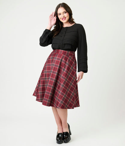 Smak Parlour Black Pleated Front Blouse - Unique Vintage - Womens, TOPS, WOVEN TOPS