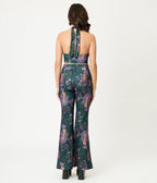 Smak Parlour Green & Mannequin Doodle Find Your Flare Pants - Unique Vintage - Womens, BOTTOMS, PANTS