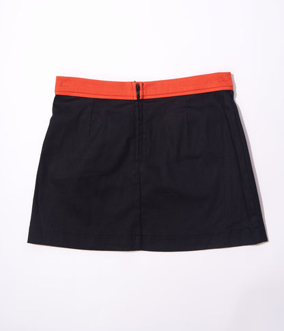 Smak Parlour Kids Black Pumpkin Patch Pocket Skirt - Unique Vintage - Kids, HALLOWEEN, BOTTOMS