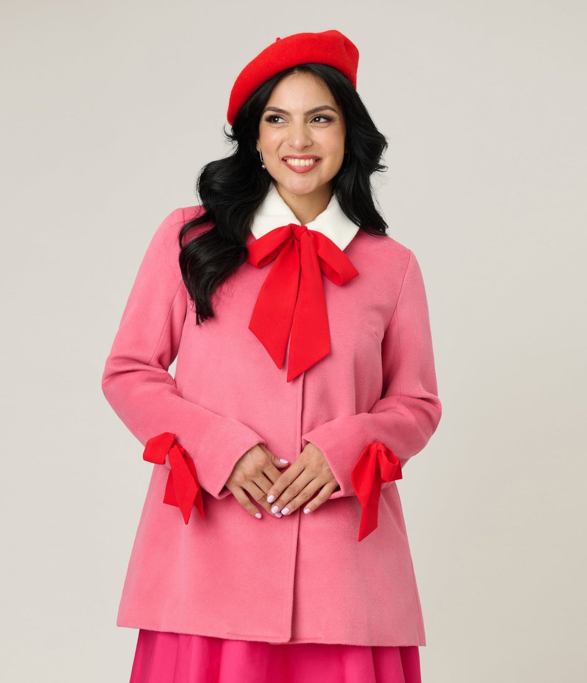 Pink & Bows Topper Coat