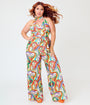 Smak Parlour Plus Size Psychedelic Rainbow Glamour Goddess Jumpsuit