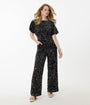 Smak Parlour Rainbow Sequin Wide Leg Jumpsuit