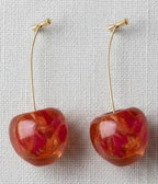 Sweet Sunrise Cherry Earrings - Unique Vintage - Womens, ACCESSORIES, JEWELRY