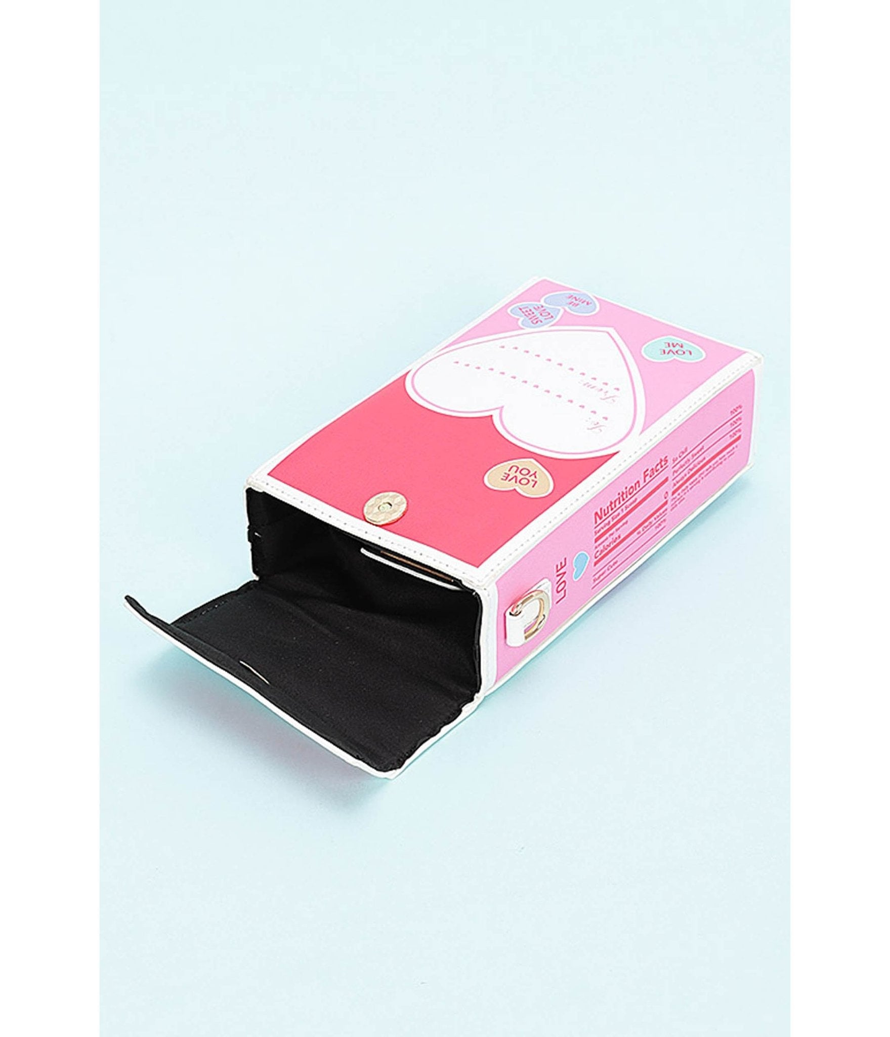 Sweetheart Leatherette Crossbody Bag - Unique Vintage - Womens, ACCESSORIES, HANDBAGS