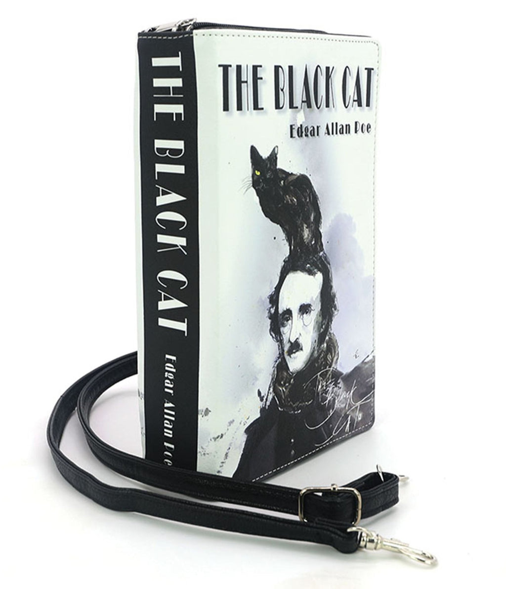 The Black Cat Book Clutch Handbag - Unique Vintage - Womens, ACCESSORIES, HANDBAGS