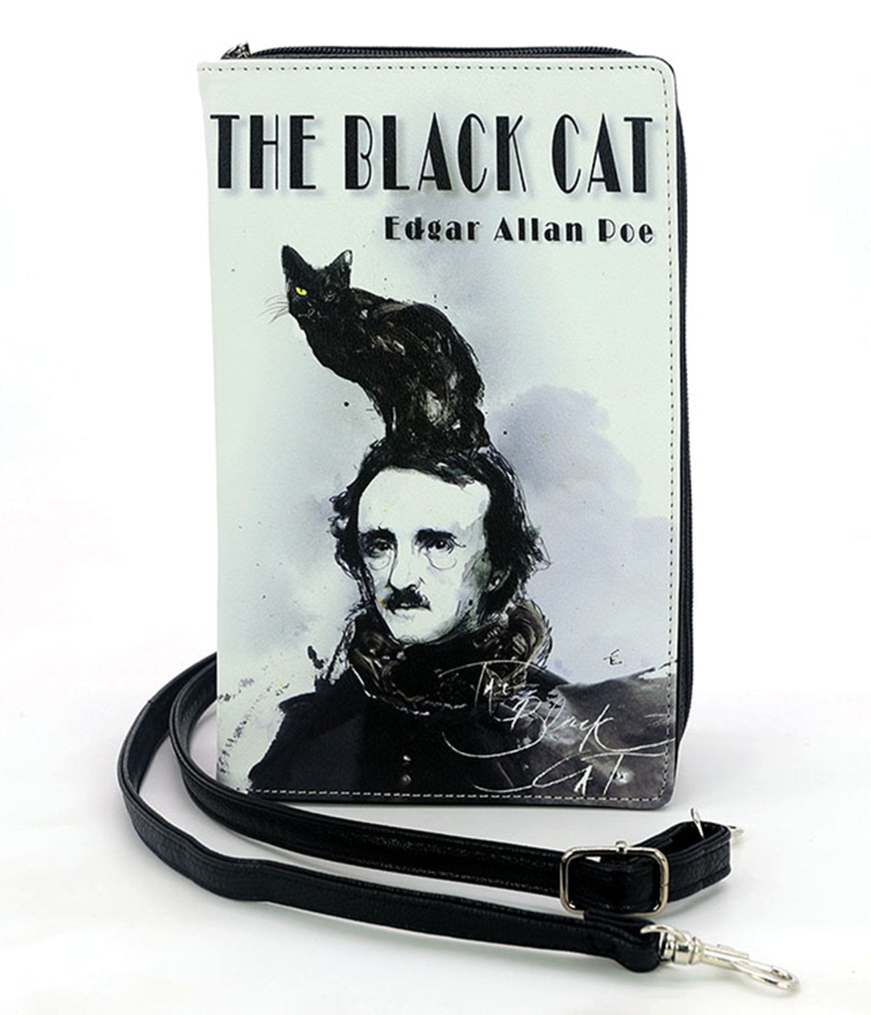 The Black Cat Book Clutch Handbag - Unique Vintage - Womens, ACCESSORIES, HANDBAGS