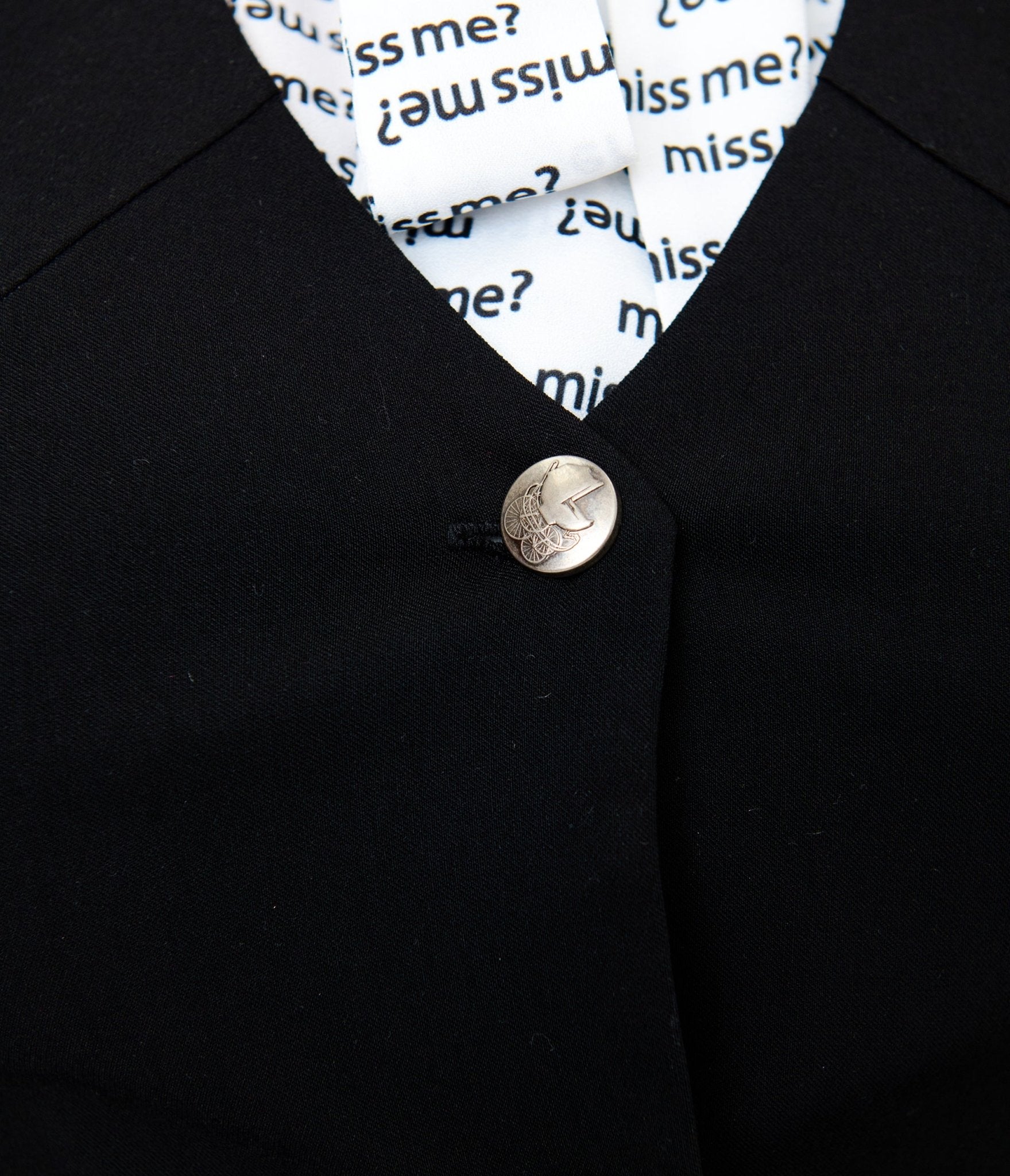 The Conjuring x Unique Vintage Plus Size Black Button Up Vest - Unique Vintage - Womens, TOPS, OUTERWEAR