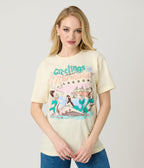 The Lost Bros Greetings From The Mermaid Lagoon Unisex Graphic Tee - Unique Vintage - Womens, GRAPHIC TEES, TEES