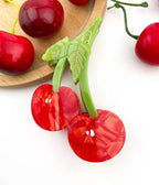Twin Cherries Hair Clip - Unique Vintage - Womens, ACCESSORIES, HAIR
