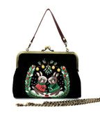 Under The Mistletoe Bunnies Handbags - Unique Vintage - Womens, ACCESSORIES, HANDBAGS