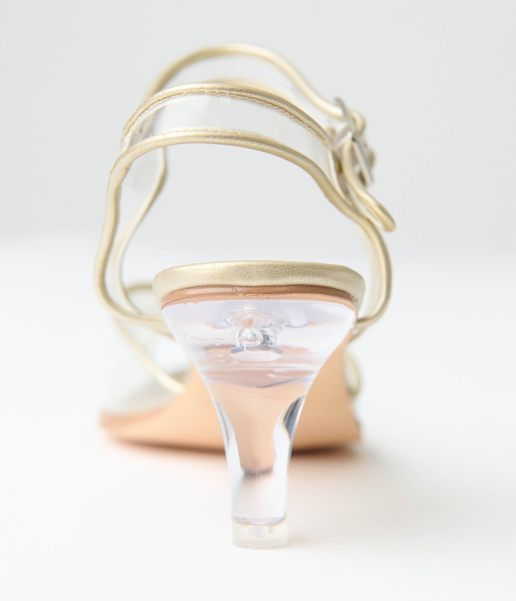 Unique Vintage 1940's Clear Rhinestone Kitten Heels - Unique Vintage - Womens, SHOES, HEELS