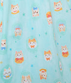 Unique Vintage Baby Blue Cat Print Swing Dress - Unique Vintage - Womens, DRESSES, SWING