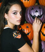 Unique Vintage Black Cat Detail Back to Basics Top - Unique Vintage - Womens, TOPS, KNIT TOPS