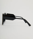 Unique Vintage Black Chunky Geometric Sunglasses - Unique Vintage - Womens, ACCESSORIES, SUNGLASSES
