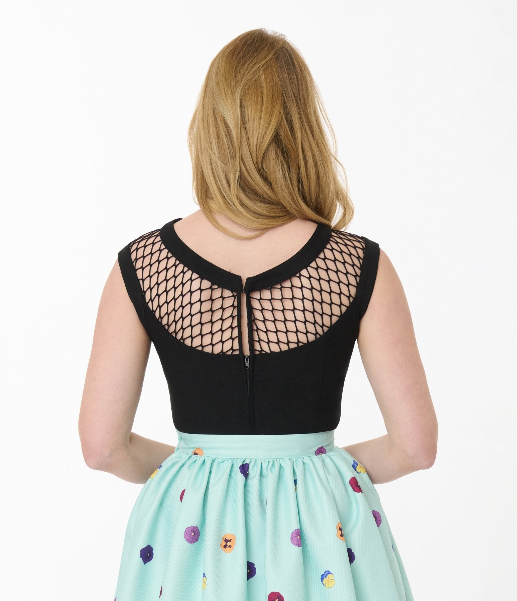 Unique Vintage Black Diamond Cable Top - Unique Vintage - Womens, TOPS, WOVEN TOPS