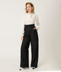 Unique Vintage Black High Waisted Trouser