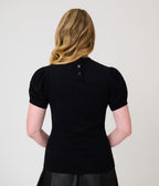 Unique Vintage Black Sacred Heart Paige Sweater - Unique Vintage -