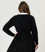 Unique Vintage Black Spider Pin Cardigan - Unique Vintage - Womens, TOPS, SWEATERS