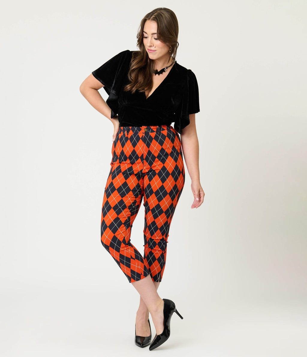 Unique Vintage Black Velvet Flutter Sleeve Top - Unique Vintage - Womens, TOPS, KNIT TOPS