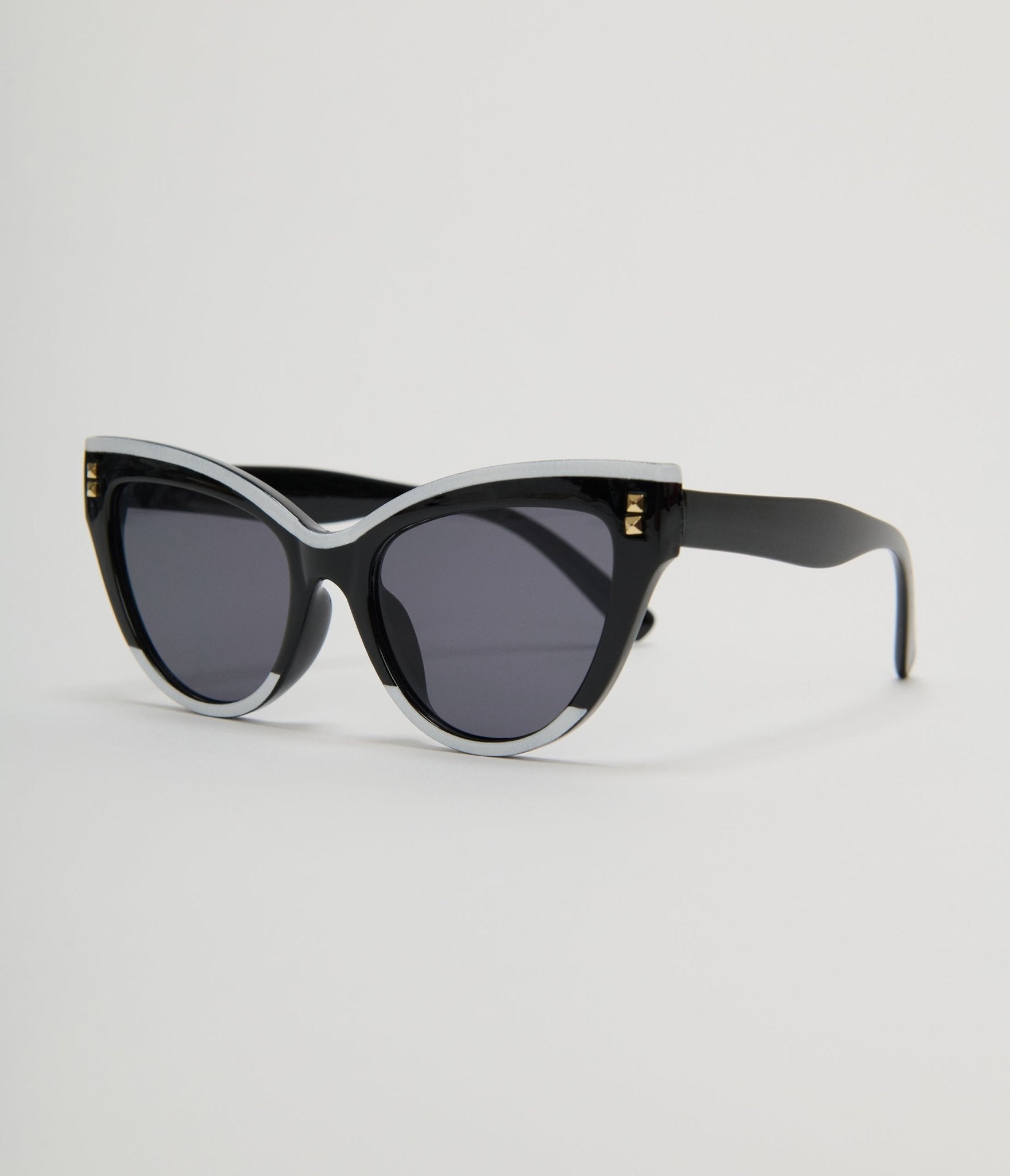 Unique Vintage Black & White Translucent Cat Eye Sunglasses - Unique Vintage - Womens, ACCESSORIES, SUNGLASSES