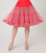 Unique Vintage Candy Cane Stripe Tiered Petticoat