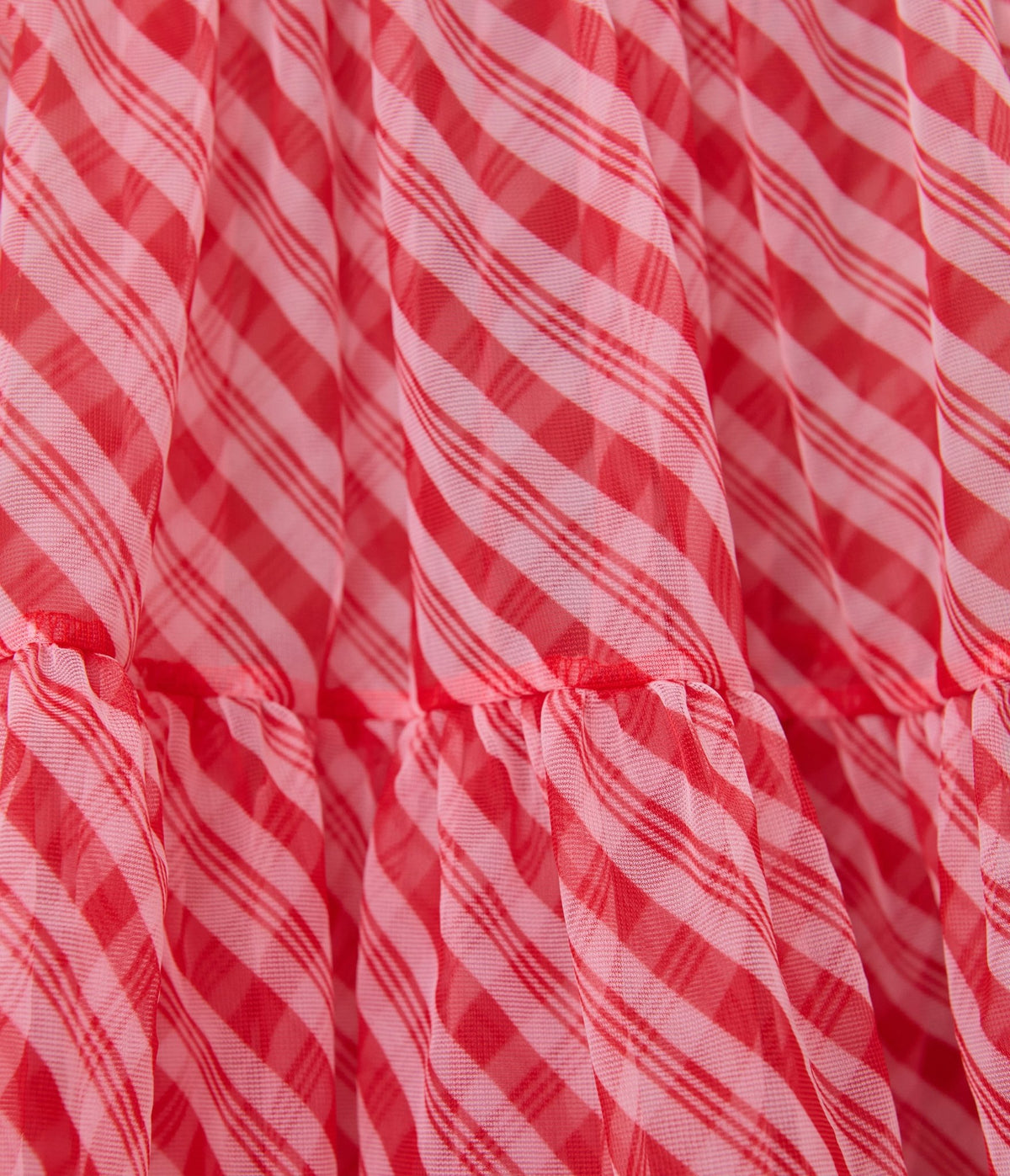 Unique Vintage Candy Cane Stripe Tiered Petticoat - Unique Vintage -