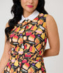 Unique Vintage Charcuterie Print Darlene Swing Dress
