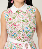 Unique Vintage Floral Diamond Darlene Swing Dress - Unique Vintage - Womens, DRESSES, SWING