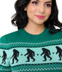 Unique Vintage Green Sasquatch Fair Isle Paige Sweater