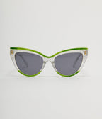Unique Vintage Green Transparent Cat Eye Sunglasses - Unique Vintage - Womens, ACCESSORIES, SUNGLASSES