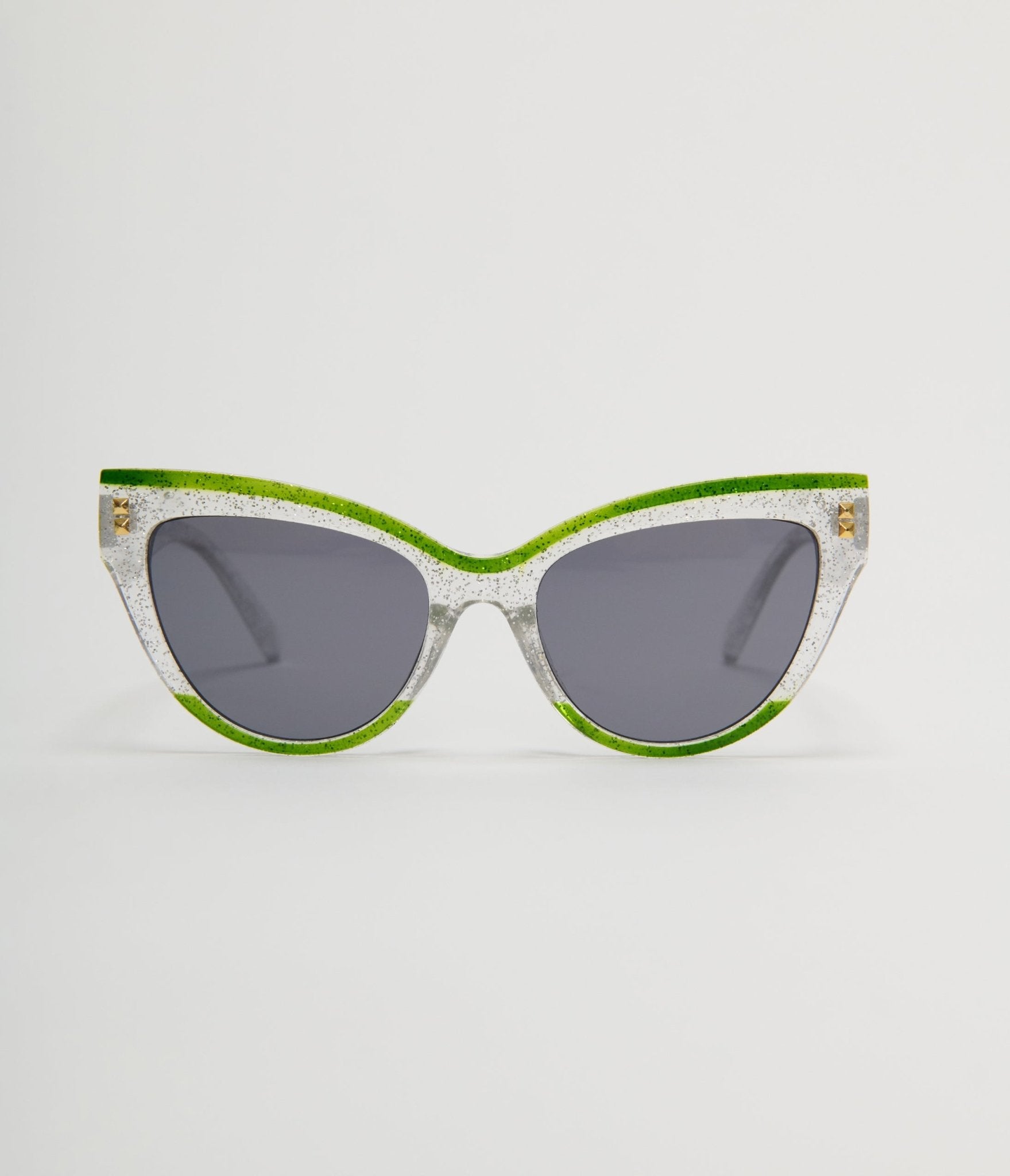 Unique Vintage Green Transparent Cat Eye Sunglasses - Unique Vintage - Womens, ACCESSORIES, SUNGLASSES
