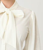 Unique Vintage Ivory Peacock Feather Embossed Gwen Blouse - Unique Vintage - Womens, TOPS, WOVEN TOPS