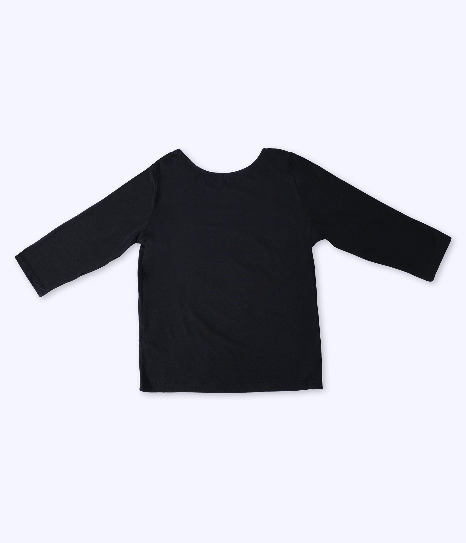 Unique Vintage Kids Black Candy Corn Boo Embroidered Gracie Top - Unique Vintage - Kids, HALLOWEEN, TOPS