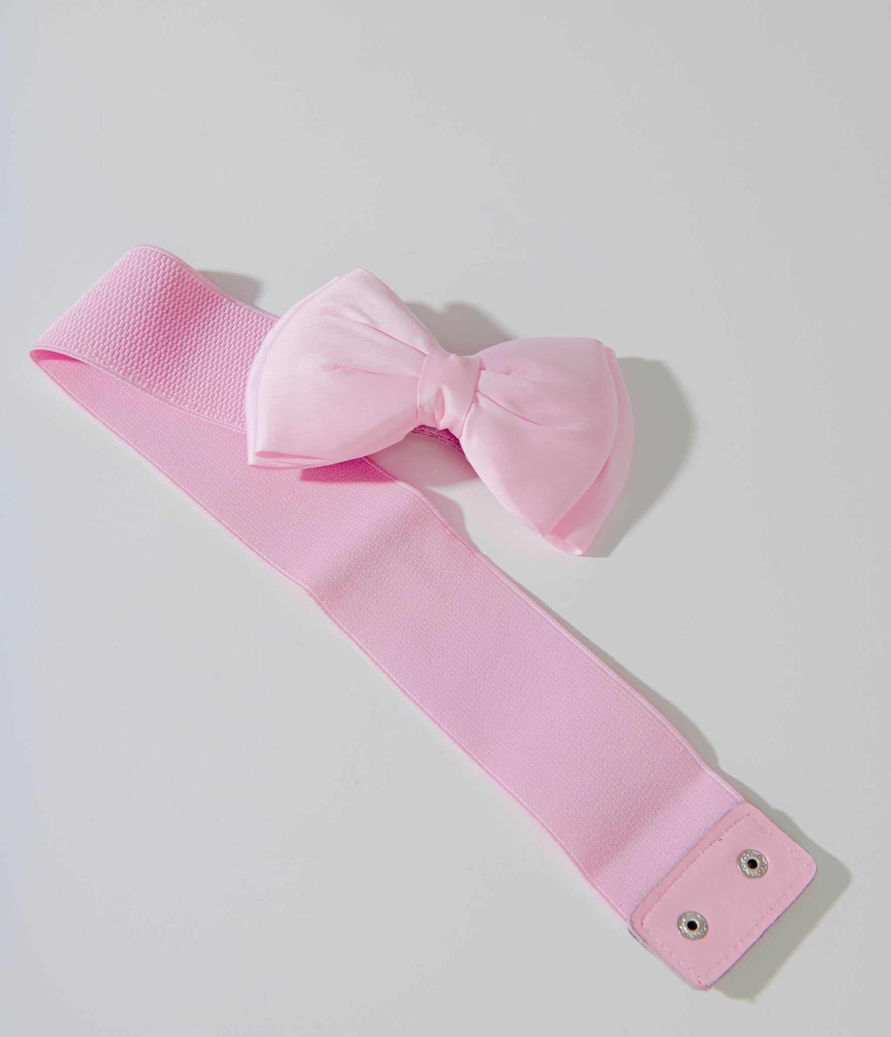 Unique Vintage Pink Bow Cinch Belt - Unique Vintage - Womens, ACCESSORIES, BELTS