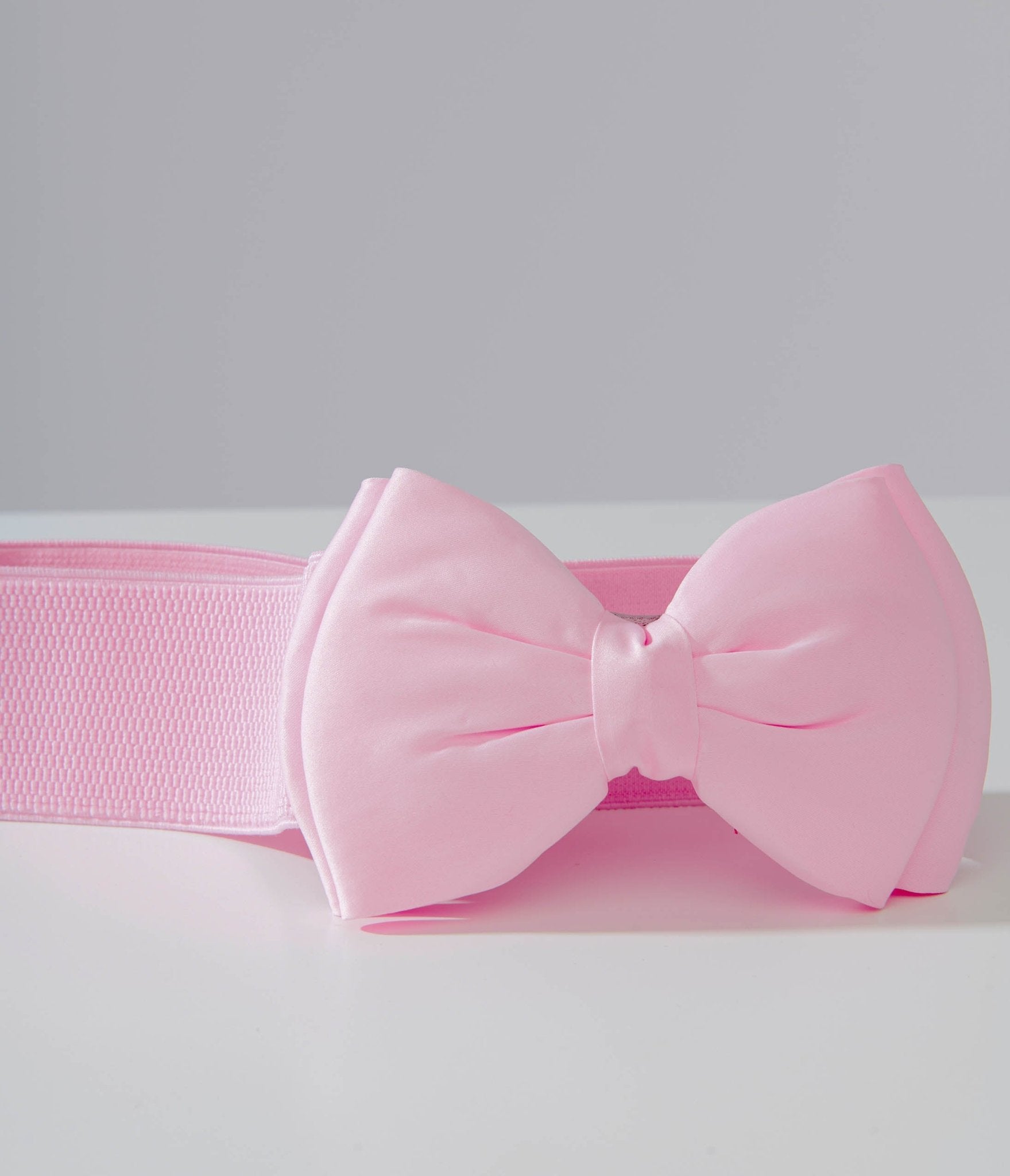 Unique Vintage Pink Bow Cinch Belt - Unique Vintage - Womens, ACCESSORIES, BELTS
