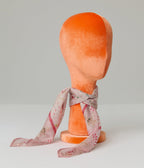 Unique Vintage Pink Gingerbread Men Border Hair Scarf - Unique Vintage - Womens, ACCESSORIES, HAIR