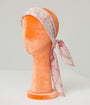 Unique Vintage Pink Gingerbread Men Border Hair Scarf